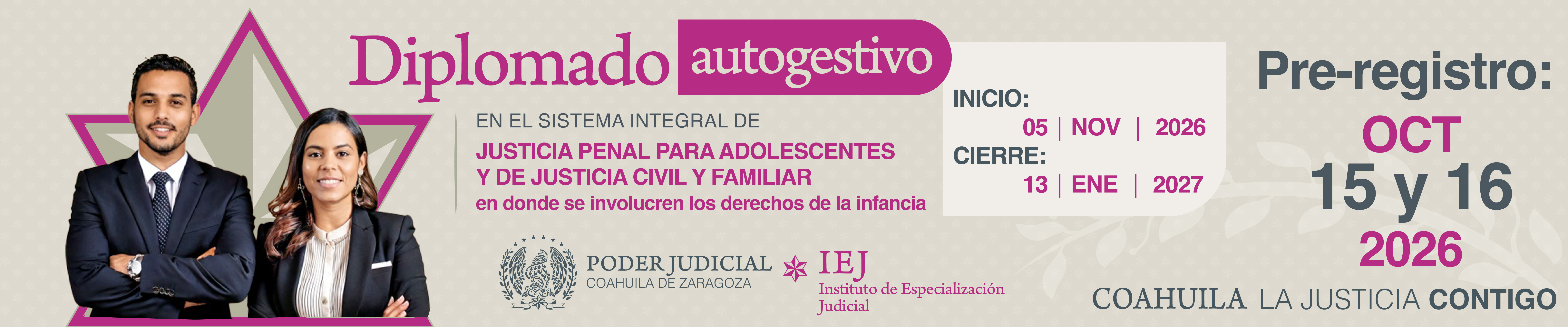 Diplomado sobre Justicia Penal para Adolescentes 2025
